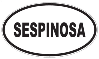 SESPINOSA - Oval Magnet