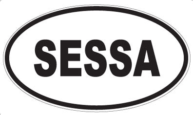 SESSA - Oval Sticker