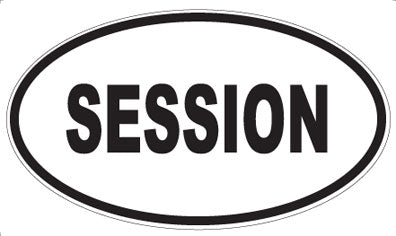 SESSION - Oval Magnet