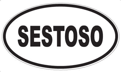 SESTOSO - Oval Sticker