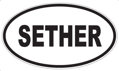 SETHER - Oval Magnet
