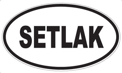 SETLAK - Oval Magnet