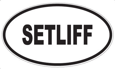 SETLIFF - Oval Magnet