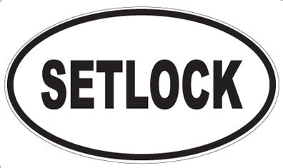 SETLOCK - Oval Magnet