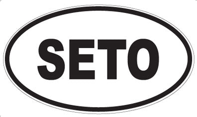 SETO - Oval Sticker