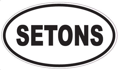SETONS - Oval Sticker
