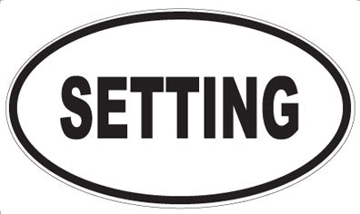 SETTING - Oval Magnet