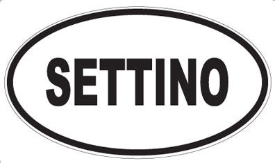 SETTINO - Oval Sticker