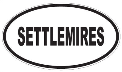 SETTLEMIRES - Oval Magnet