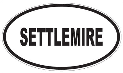 SETTLEMIRE - Oval Magnet