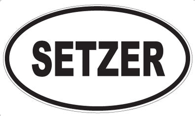 SETZER - Oval Magnet