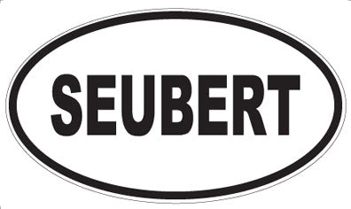 SEUBERT - Oval Sticker