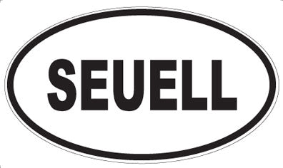 SEUELL - Oval Sticker