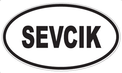 SEVCIK - Oval Sticker