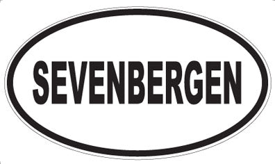 SEVENBERGEN - Oval Sticker