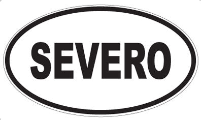 SEVERO - Oval Sticker