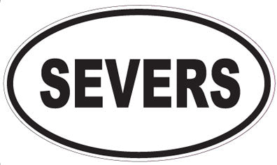 SEVERS - Oval Sticker