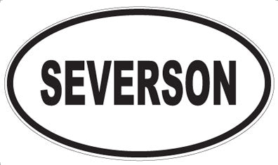SEVERSON - Oval Sticker