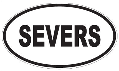 SEVERS - Oval Magnet