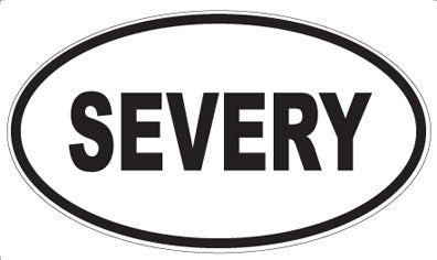 SEVERY - Oval Sticker