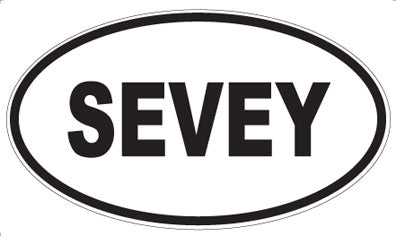 SEVEY - Oval Sticker