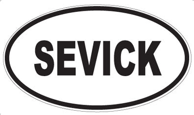 SEVICK - Oval Magnet