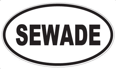 SEWADE - Oval Sticker