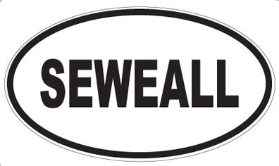 SEWEALL - Oval Sticker