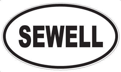 SEWELL - Oval Magnet