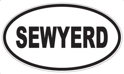 SEWYERD - Oval Sticker