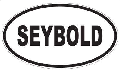 SEYBOLD - Oval Sticker