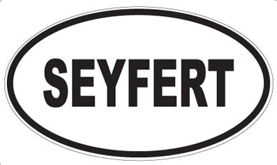 SEYFERT - Oval Sticker
