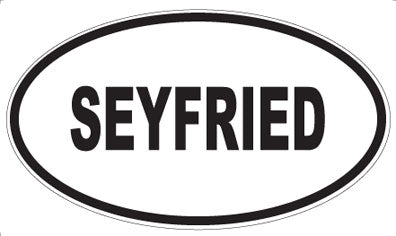 SEYFRIED - Oval Magnet