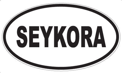 SEYKORA - Oval Sticker