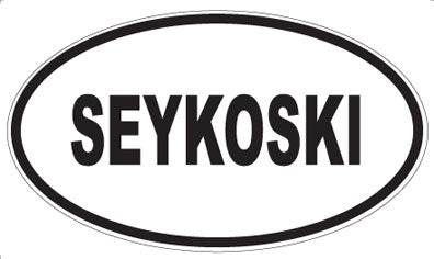 SEYKOSKI - Oval Magnet