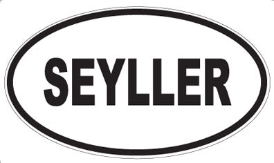 SEYLLER - Oval Sticker