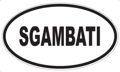 SGAMBATI - Oval Magnet