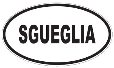 SGUEGLIA - Oval Magnet