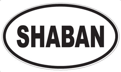 SHABAN - Oval Magnet