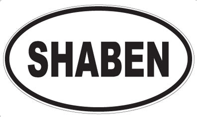 SHABEN - Oval Magnet