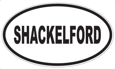 SHACKELFORD - Oval Magnet