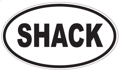 SHACK - Oval Magnet