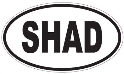 SHAD - Oval Sticker