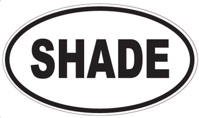 SHADE - Oval Sticker