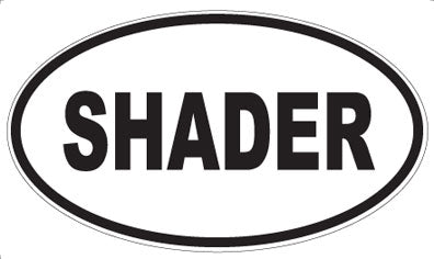 SHADER - Oval Sticker