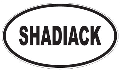 SHADIACK - Oval Sticker