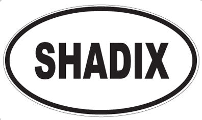 SHADIX - Oval Sticker