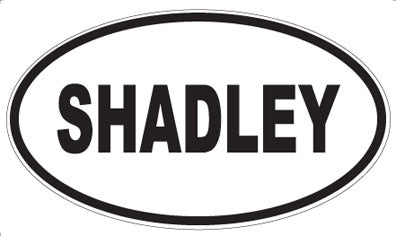 SHADLEY - Oval Magnet