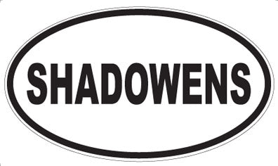 SHADOWENS - Oval Sticker