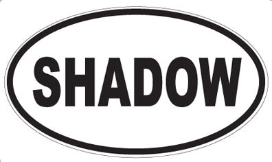 SHADOW - Oval Magnet